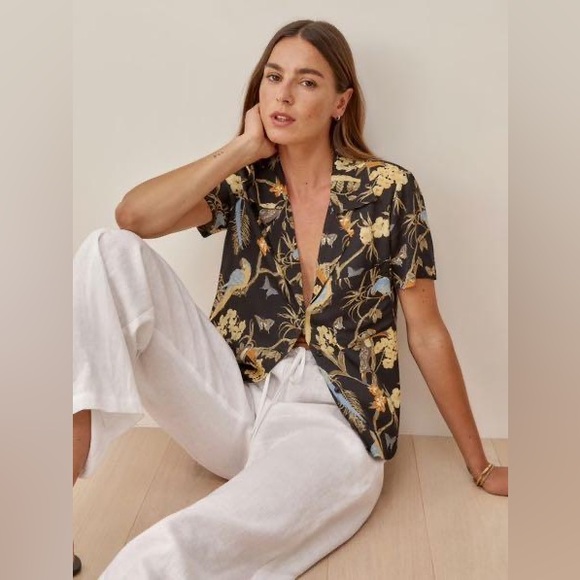 Reformation Tops - Reformation Cuba Top in tropical size small